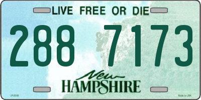 NH license plate 2887173