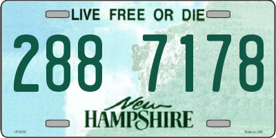 NH license plate 2887178