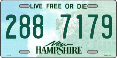 NH license plate 2887179