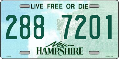 NH license plate 2887201
