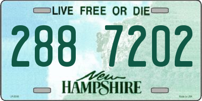 NH license plate 2887202