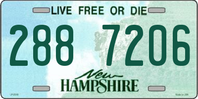 NH license plate 2887206