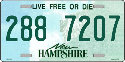 NH license plate 2887207