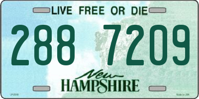 NH license plate 2887209