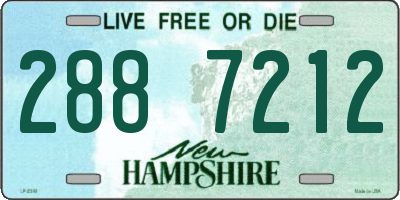 NH license plate 2887212
