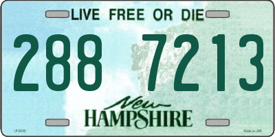 NH license plate 2887213