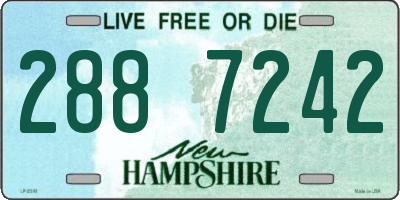NH license plate 2887242