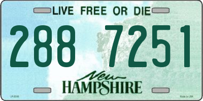 NH license plate 2887251