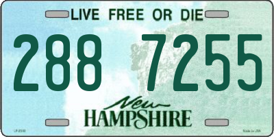 NH license plate 2887255