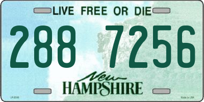 NH license plate 2887256