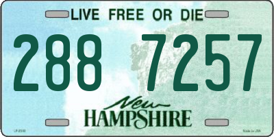NH license plate 2887257