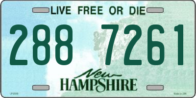 NH license plate 2887261