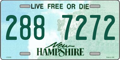 NH license plate 2887272