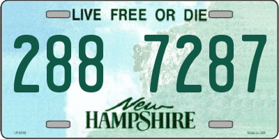 NH license plate 2887287