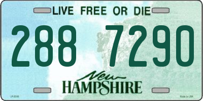 NH license plate 2887290