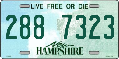 NH license plate 2887323