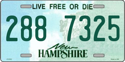 NH license plate 2887325