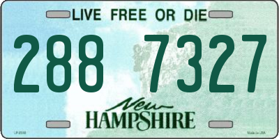 NH license plate 2887327