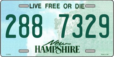 NH license plate 2887329