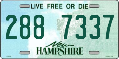 NH license plate 2887337