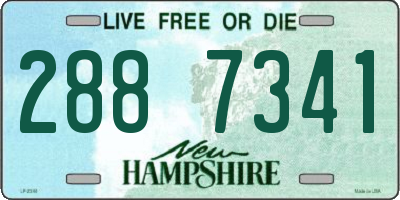 NH license plate 2887341