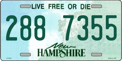 NH license plate 2887355