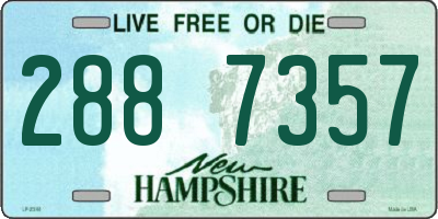 NH license plate 2887357