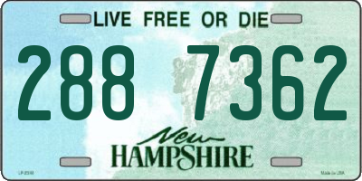 NH license plate 2887362