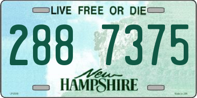 NH license plate 2887375