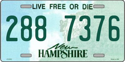 NH license plate 2887376