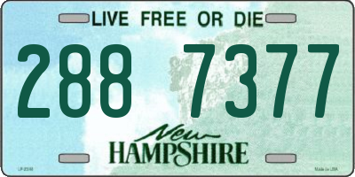 NH license plate 2887377