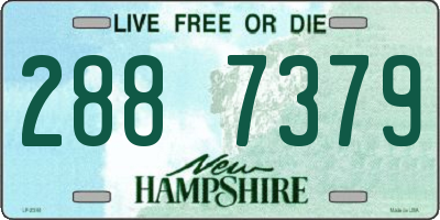 NH license plate 2887379