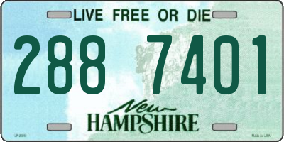 NH license plate 2887401