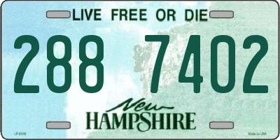 NH license plate 2887402