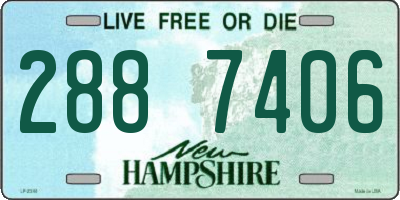 NH license plate 2887406