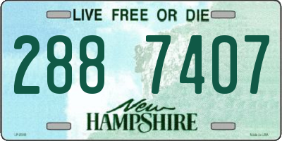 NH license plate 2887407
