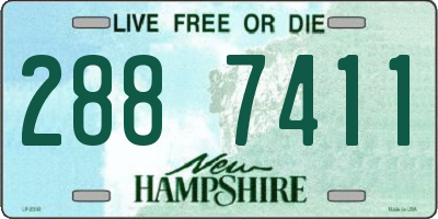 NH license plate 2887411