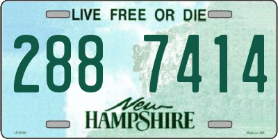 NH license plate 2887414