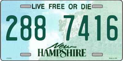 NH license plate 2887416