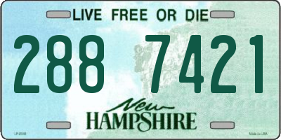 NH license plate 2887421