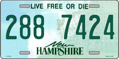 NH license plate 2887424
