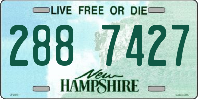 NH license plate 2887427
