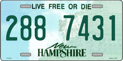 NH license plate 2887431