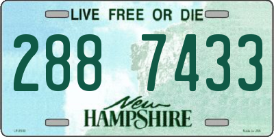 NH license plate 2887433