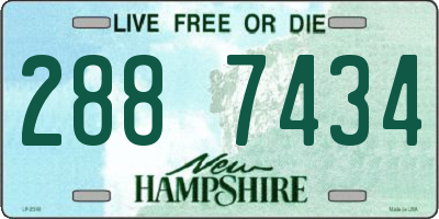 NH license plate 2887434