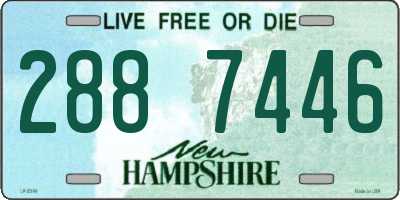 NH license plate 2887446