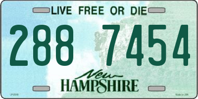 NH license plate 2887454