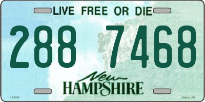NH license plate 2887468