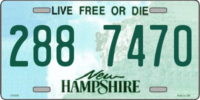 NH license plate 2887470