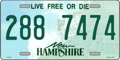 NH license plate 2887474